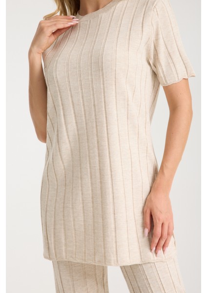 Çizgili Relax Fit Ikili Takım indirimleri