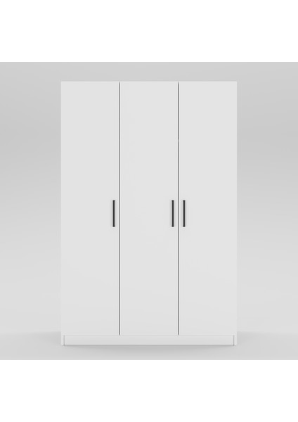 3 Kapaklı Elbise Dolabı 180X120X55CM 02102501 fırsatları