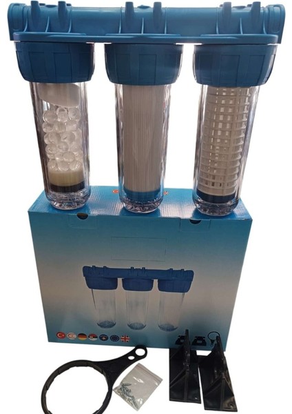 Bina Girişi Su Arıtma 10 Inç 3 'lü Dolu 3/4 fiyatları