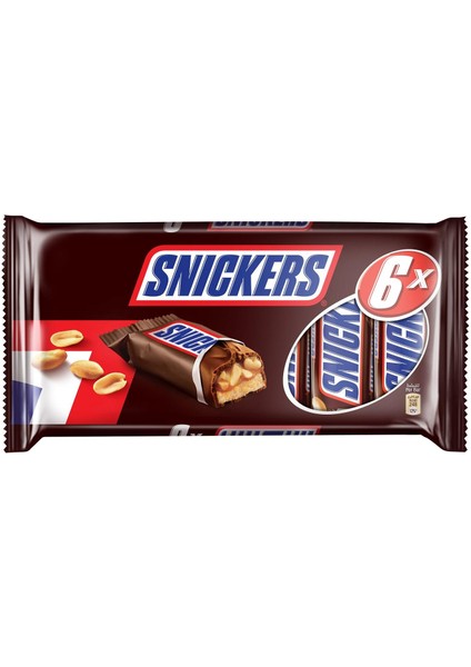 Çikolata Yer Fıstıklı 50 gr x 6 Adet