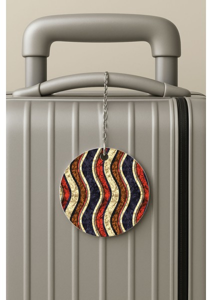 Pleksi Zincirli Bavul Etiketi Seyahat Tatil Için Tasarım Valiz Etiketi Mat Zoza