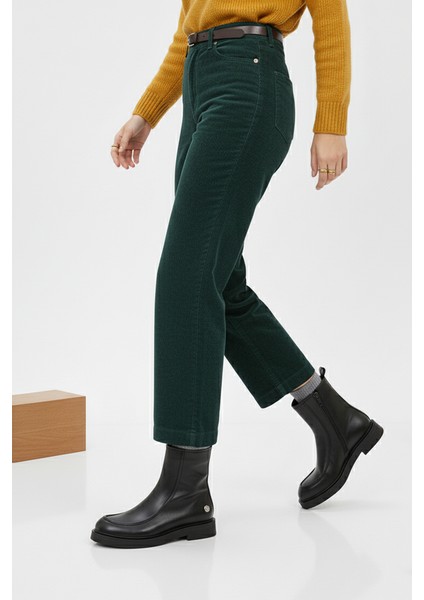 Mammimia Kadın Düz Taban Klasik Tarz Ortopedik Hakiki Deri Günlük Bot M26/KB8150 fiyatları