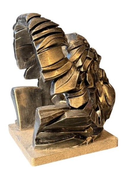 Goril Figürlü Şaraplık - El Işçiliği ile Boyanmış