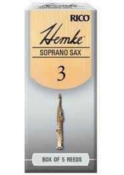 Rico Hemke RHKP5SSX300 Sopranı Saksafon Kamışı No:3