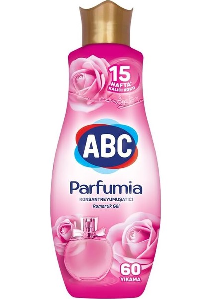 Abc Deterjan Abc Parfumia Romantik Gül Konsantre Yumuşatıcı 60 Yıkama 1440 ml fiyatları