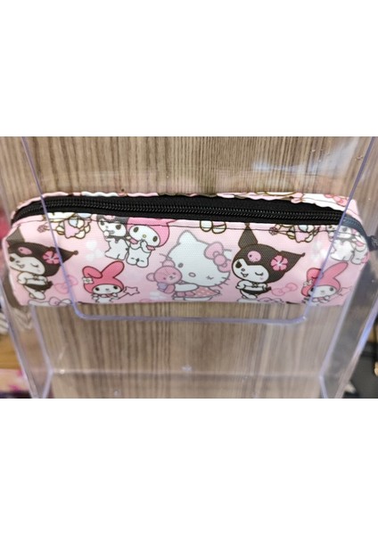 Kuromi ve Sanrio Karakterleri Figürlü Fermuarlı Ince Kalem Kutusu/çantası fiyatları