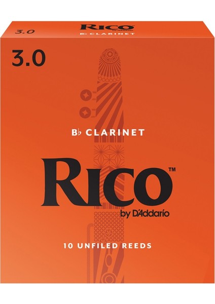 D'addario Woodwinds Rico RCA1030 Sib Klarnet Kamışı No:3