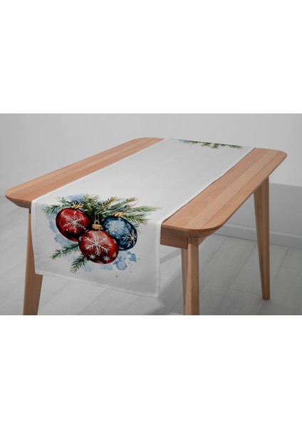 Dijital Baskılı Runner - Yılbaşı / Christmas Desenli - 140X40 cm modelleri