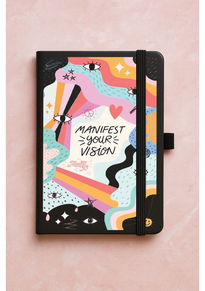 Promosyon Tarihsiz Premium Termo Defter Desenli 192 Yaprak - Manifest