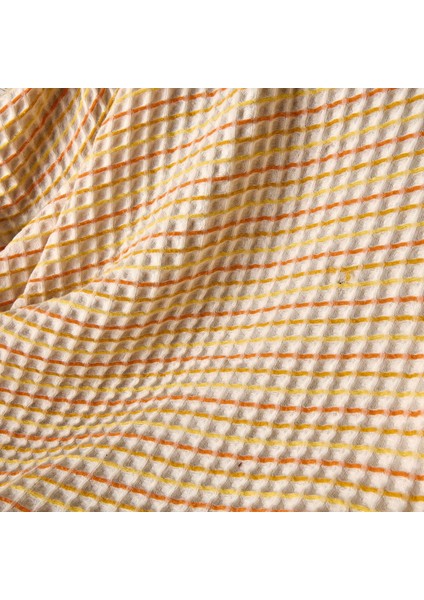 Soft Waffle Koltuk Şalı - Ekru / Sarı - 120X170 cm modelleri