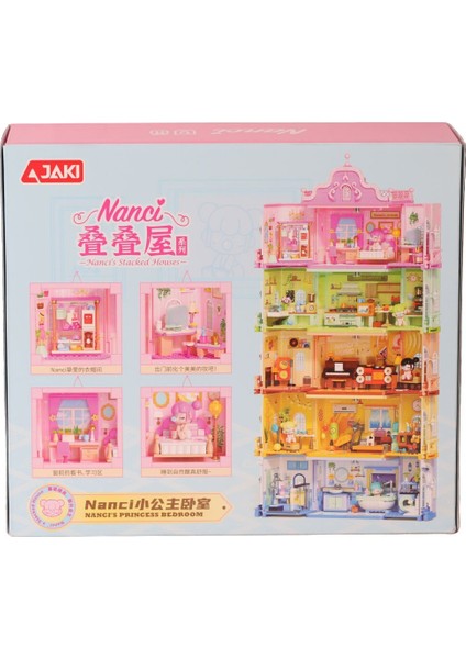 HK132 Jaki Küçük Prenses Yatak Odası 247 Parça Block Oyuncak fiyatları
