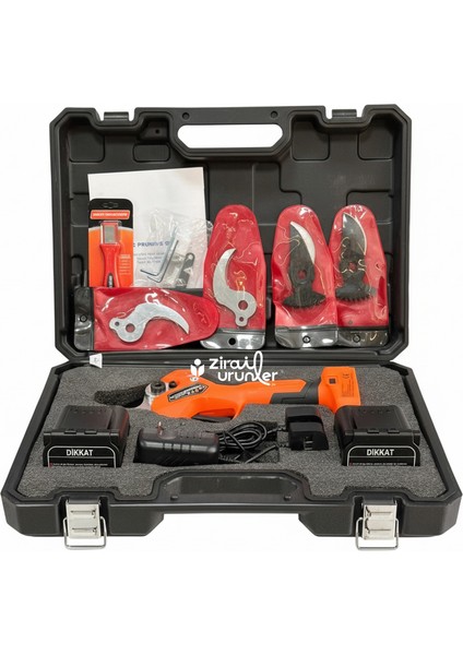 SC-8612 45MM Akülü Budama Makası 25.2V 4AH Çift Akülü modelleri