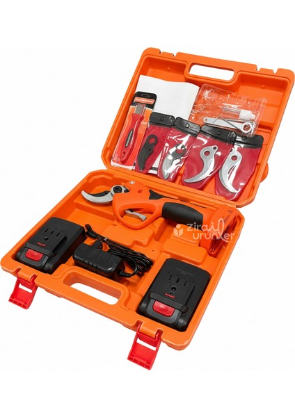 SC-8605 40MM Sensörlü Akülü Budama Makası 21V 2AH Çift Akülü modelleri