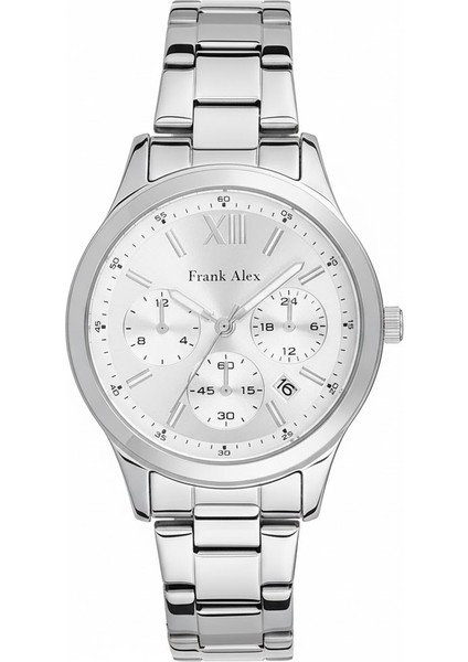 Kadın Kol Saati Gümüş Renk, Gümüş Kadran - Şık Metal Kordon, 2 Yıl Garantili