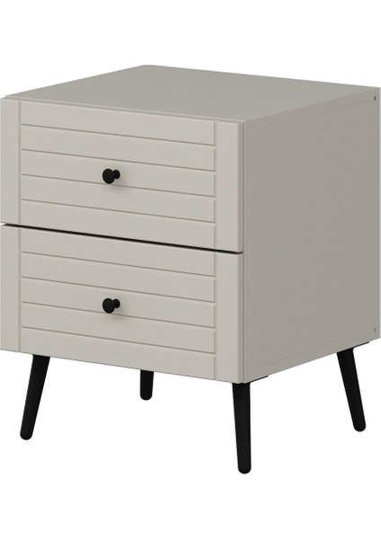 Bona Country 2 Çekmeceli Mebran Komodin - Kumtaşı