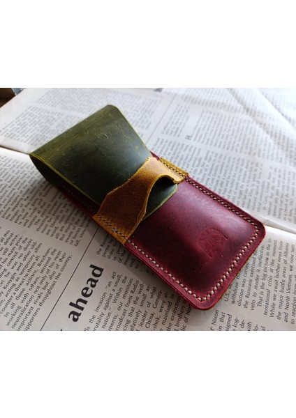 Crazy Gerçek Deri Özel Kalemleriniz Için Kalemlik ( 3*4 Kalem Için ) 28 cm \ 8 cm Büyük Boy NLU20