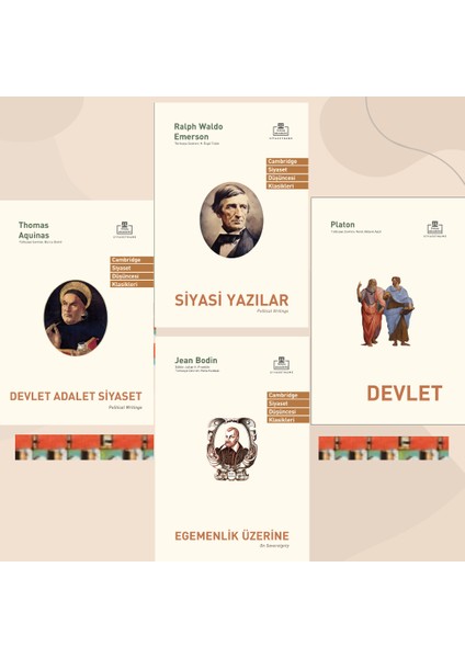 Devlet Adalet Siyaset, Siyasi Yazılar, Devlet, Siyasi Yazılar(4kitap)