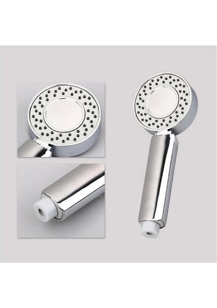 Çift Taraflı Yüksek Basınç Su Akıtan Şampuan Hazneli Duş Başlığı ( Lisinya )