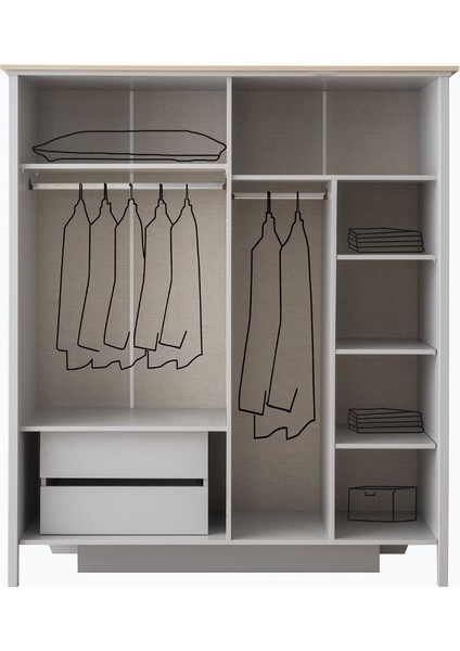 Lumis 4 Kapılı Gardırop modelleri