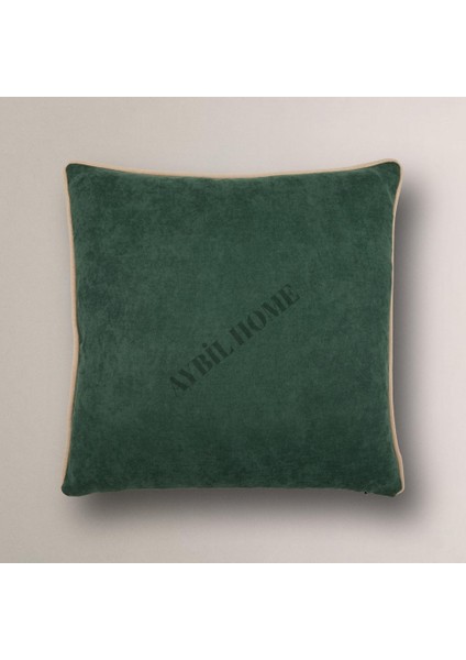 Biye Detaylı Düz Kırlent Kılıfı