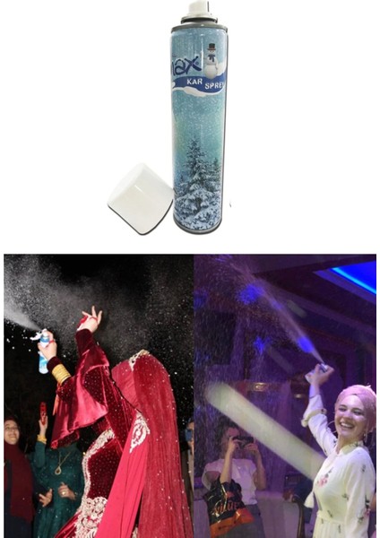 Max Kar Köpüğü Spreyi, Eriyen Kar Taneleri, Parti Köpük Karı Yapar Kar Yağdıran Sprey 300 ml modelleri