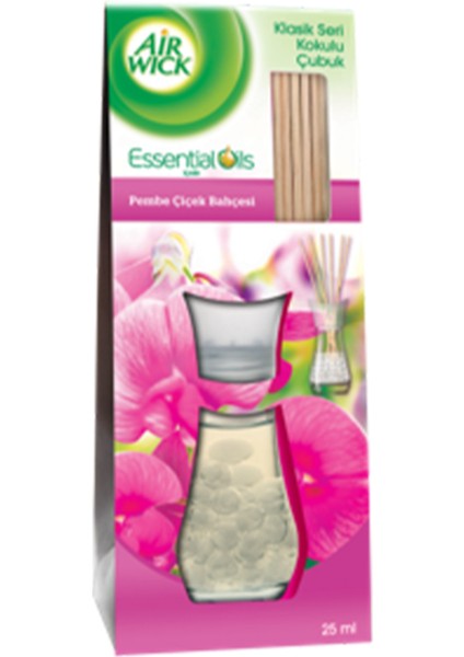 Wick Kokulu Çubuk Pembe Çiçek Bahçesi 25 ml 2 Adet