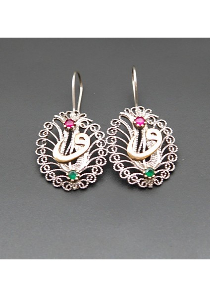 925 Ayar Gümüş Telkari Kadın Küpe SKÜ00016 fiyatları