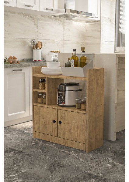 Çok Amaçlı Dolap,kahve Köşesi,mutfak Dolabı,portatif Minifix Kurulum