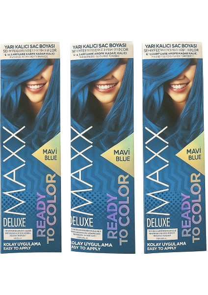 Yarı Kalıcı Saç Boyası 2X50 ml x 3 Adet