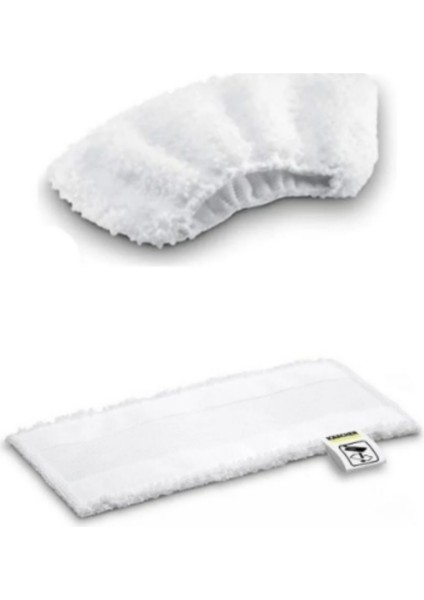 Karcher Sc2 Sc3 Sc4 Sc5 Easyfix Buharlı Temizlik Makinesi Uyumlu Yedek Mop Seti-2 Parça