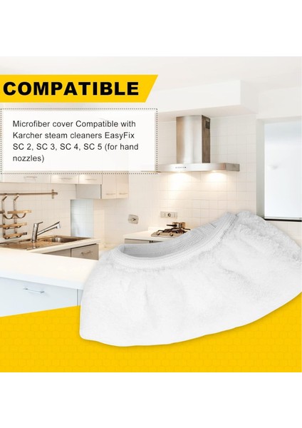 Karcher Sc2 Sc3 Sc4 Sc5 Easyfix Buharlı Temizlik Makinesi Uyumlu Yedek Mop Seti-2 Parça fiyatları