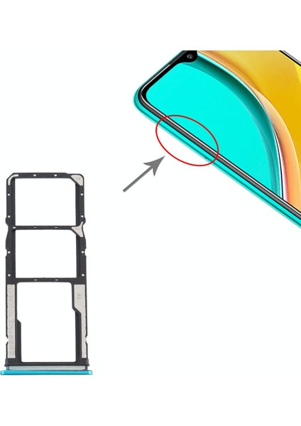 Xiaomi Redmi 9 Uyumlu Sim Tepsisi Sim Kart Yuvası