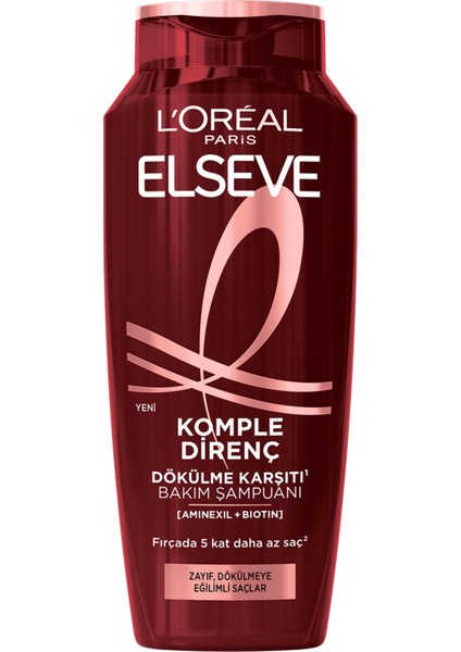 Komple Direnç Dökülme Karşıtı Bakım Şampuanı 400 ml 3 Adet