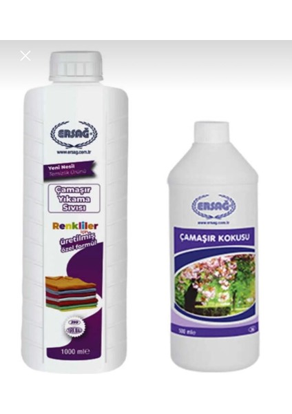 Çamaşır Kokusu 500 ml + Çamaşır Yıkama Sıvısı Renkliler 1000ML