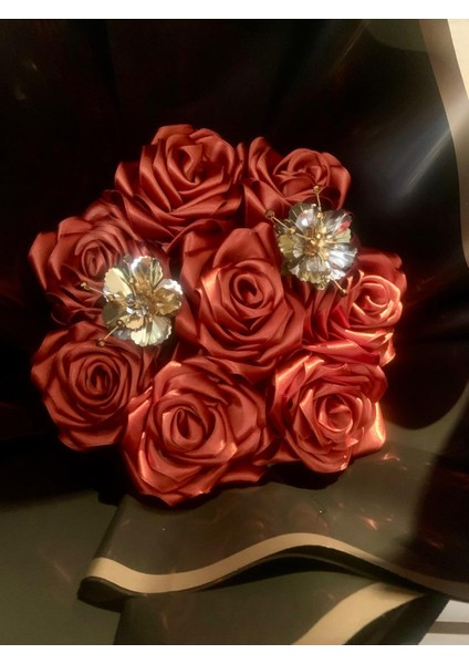 7 Li Turuncu Renk Sonsuzluk Söz, Nişan Solmayan Gül Buketi fiyatları