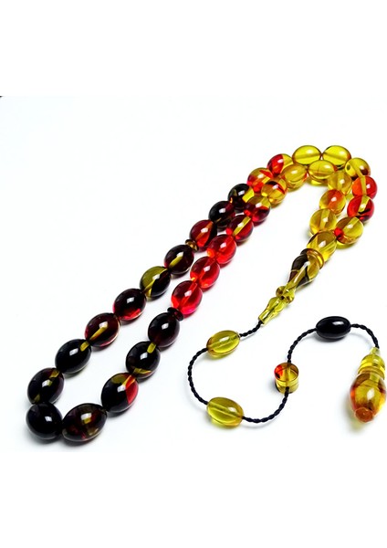 Renk Süzmesi Ateş Kehribarı Tesbih modelleri