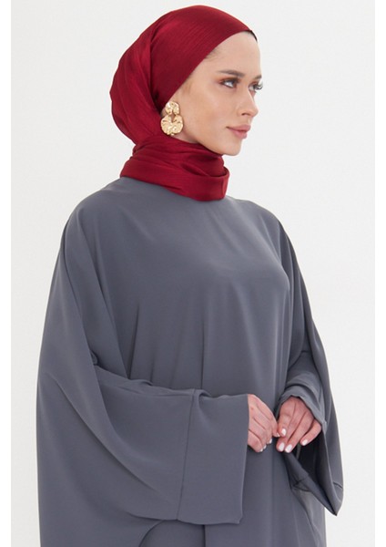 Bordo Düz Klasik Şal Turlu Polyester Lüx Janjan 202126_16 fırsatları