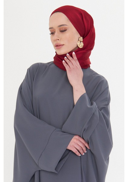 Bordo Düz Klasik Şal Turlu Polyester Lüx Janjan 202126_16 indirimleri