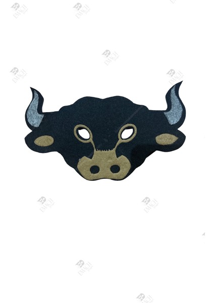 Boğa Maske Kaliteli Keçe Hayvan Figürlü Maske