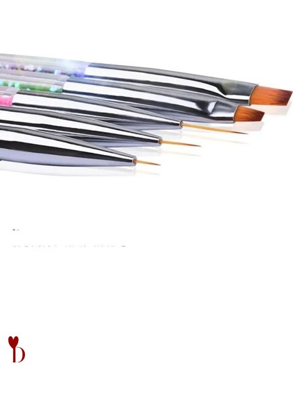 Akrilik Çift Taraflı Sanat Çizim Ince Fırça ve Dot Kalem Tırnak Fırçası 5'li Set fiyatları