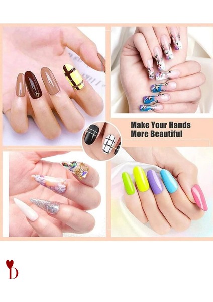 Akrilik Çift Taraflı Sanat Çizim Ince Fırça ve Dot Kalem Tırnak Fırçası 5'li Set fırsatları