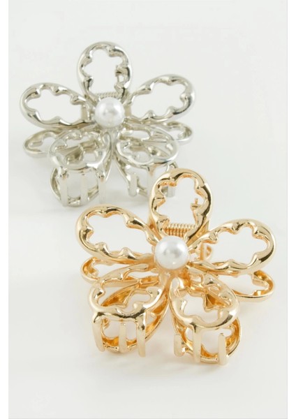 Çiçek Metal Mandal Toka 6 cm