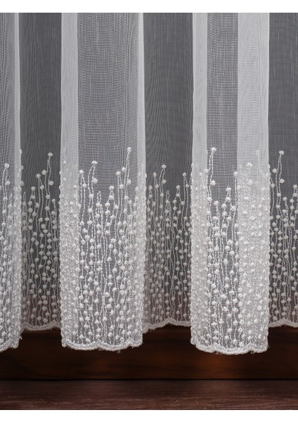 Etek Nakış Işlemeli Tül Perde (1/2.5 Normal Pile) indirimleri