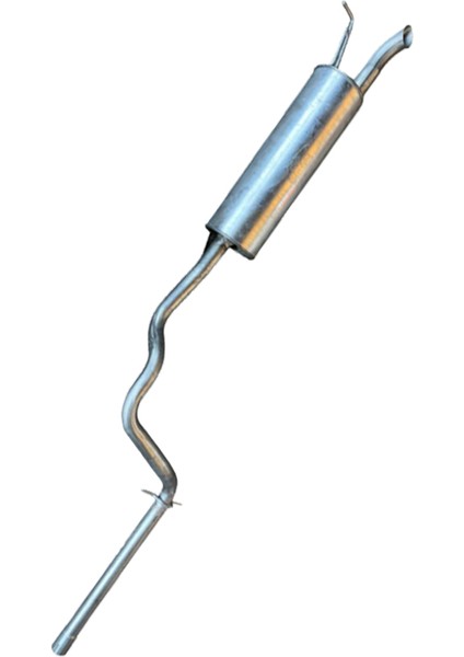 Skoda Fabia 1.4 Tdı Arka Susturucu Borulu Egzoz Arka Eksoz (2007-10)