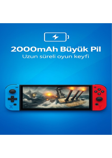 G90 Oyun Konsolu – 7 Inç IPS Hd Ekran, 10.000 Klasik Oyun, 2000MAH Pil, Taşınabilir Tasarım fırsatları