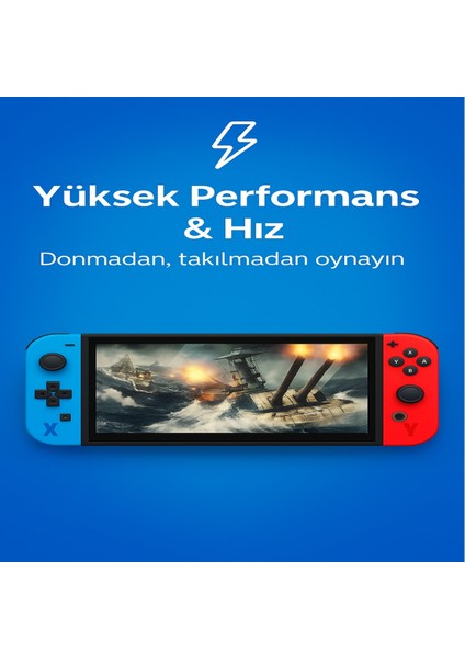 G90 Oyun Konsolu – 7 Inç IPS Hd Ekran, 10.000 Klasik Oyun, 2000MAH Pil, Taşınabilir Tasarım