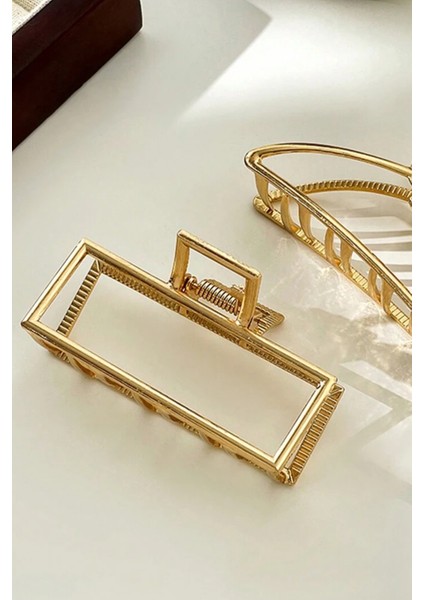 Kadın Gold Metal Büyük Boy Premium Ithal Mandal Toka fiyatları