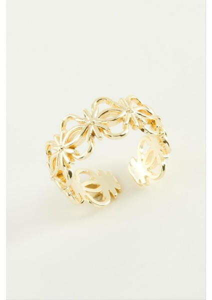 Çiçek Metal Yüzük