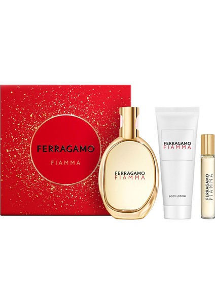 Fiamma Edp 100ML. + Body Lotion 100ML. + Edp 15ML.