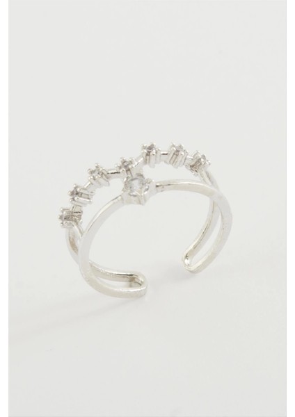 Yıldız Zirkon Taşlı Yüzük